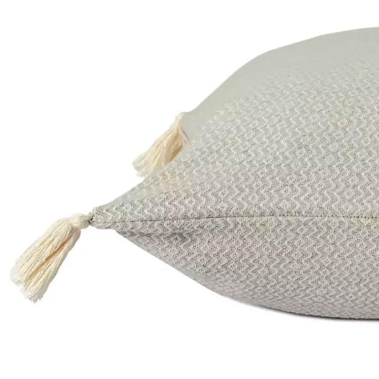 Hot Harbor Chevron Organic Cotton Throw Pillow Pillows