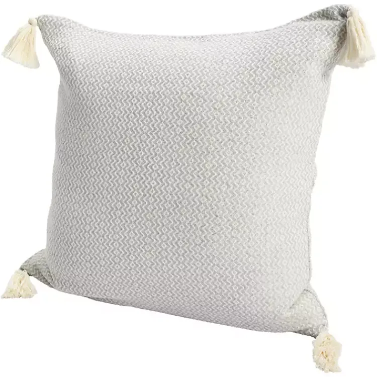 Hot Harbor Chevron Organic Cotton Throw Pillow Pillows