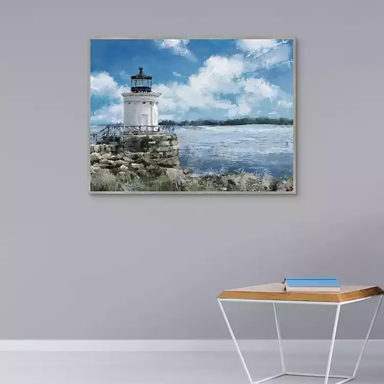 Kirklands Home Canvas Art|Harbor Watch Framed Canvas Art Print