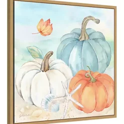 Hot Harvest by the Sea Canvas Art Print Fall