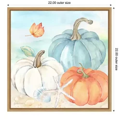Hot Harvest by the Sea Canvas Art Print Fall
