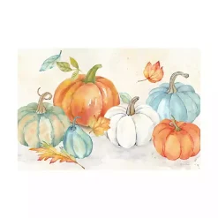 Online Harvest Pumpkin Patch Canvas Art Print Fall