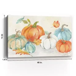 Online Harvest Pumpkin Patch Canvas Art Print Fall