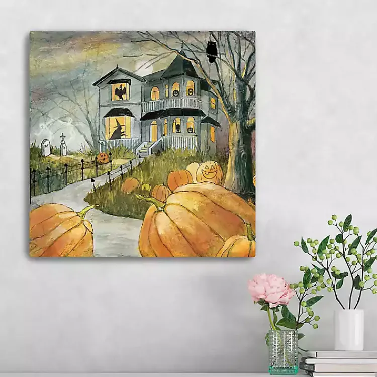 New Haunted House Halloween Wall Plaque Halloween