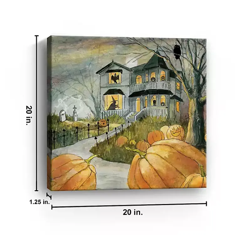 New Haunted House Halloween Wall Plaque Halloween