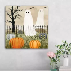 Online Haunted Pumpkin Patch Halloween Wall Plaque Halloween