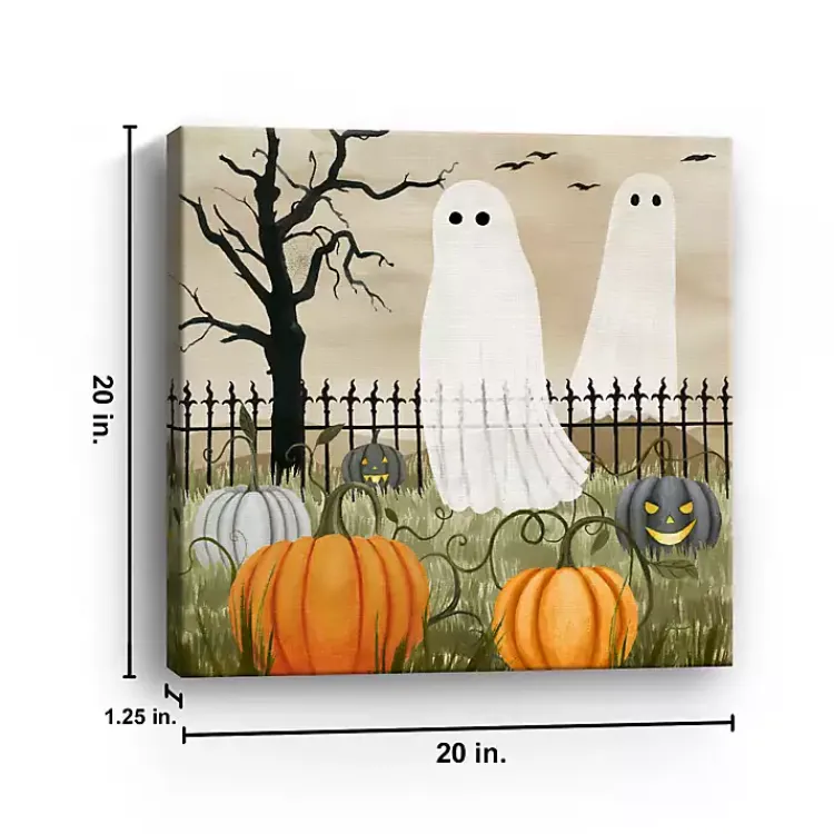 Online Haunted Pumpkin Patch Halloween Wall Plaque Halloween