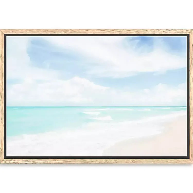 Kirklands Home Canvas Art|Hawaiian Beach Framed Canvas Art Print