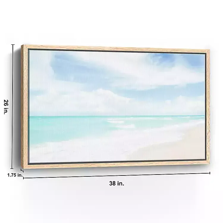Kirklands Home Canvas Art|Hawaiian Beach Framed Canvas Art Print