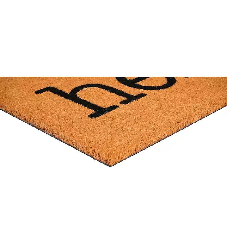 Kirklands Home Doormats|Hello Black Paw Print Doormat