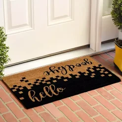 Kirklands Home Doormats|Hello Goodbye Upside Down Doormat