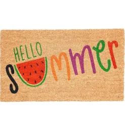 Kirklands Home Doormats|Hello Summer Watermelon Doormat Multi