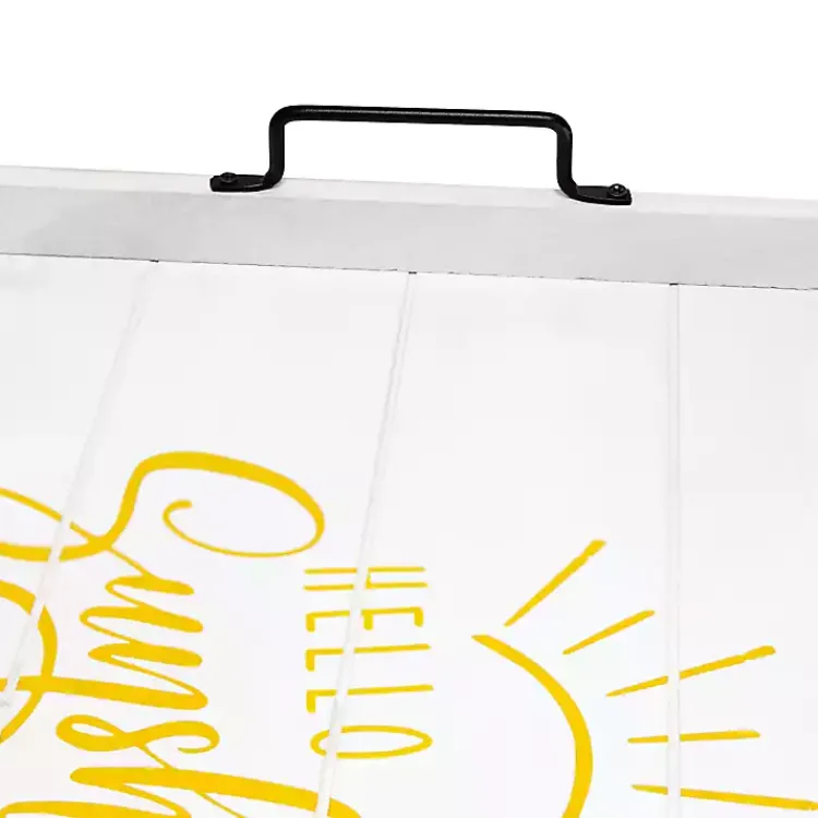 Online Hello Sunshine Wood Tray Decorative Trays