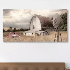 Kirklands Home Canvas Art|Henderson Bay Farm Canvas Art Print Tan