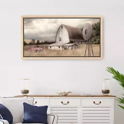 Kirklands Home Canvas Art|Henderson Bay Farm Framed Canvas Art Print