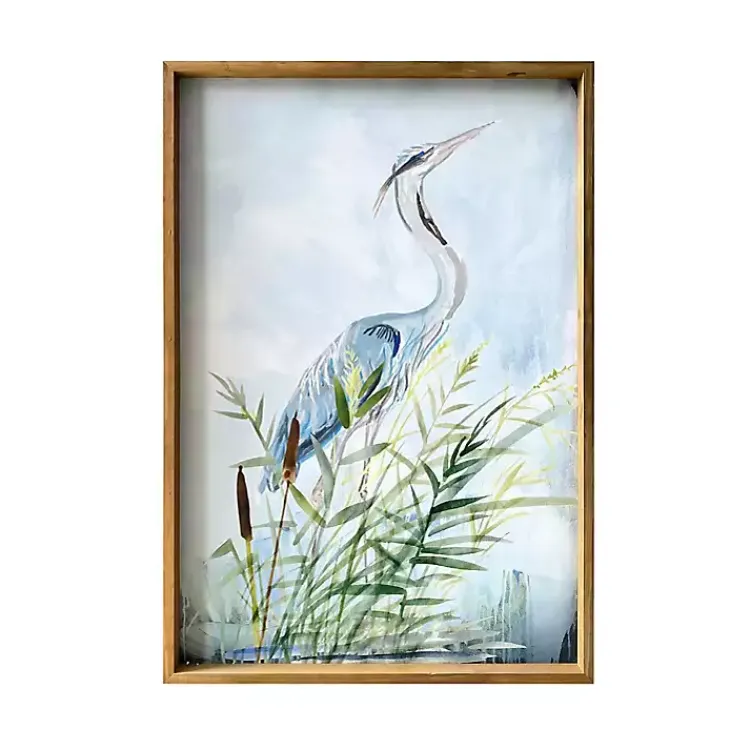 Kirklands Home Canvas Art|Heron Wood Framed Canvas Art Print