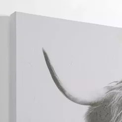 Kirklands Home Canvas Art|Highland in the Wild Canvas Art Print Gray