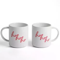 Kirklands Home Glassware & Drinkware|Ho Ho Ho Mugs, Set of 2