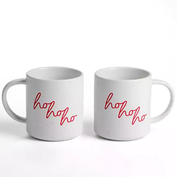 Kirklands Home Glassware & Drinkware|Ho Ho Ho Mugs, Set of 2