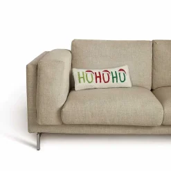 Hot Ho Ho Ho Santa Hats Wool Pillow Christmas Pillows