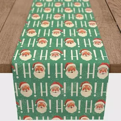 Kirklands Home Table Linens|Ho Ho Ho Vintage Santa Table Runner, 90 in.