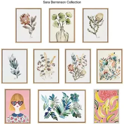 Clearance Holiday Flamingo Framed Canvas Art Print Christmas Art & Wall Decor