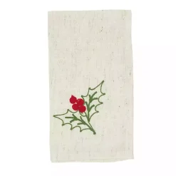 Clearance Holly Berry 8-pc. Placemat and Napkin Set Christmas Dining & Entertaining
