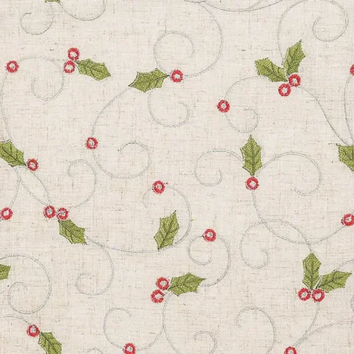 Best Holly Embroidered Table Runner Christmas Dining & Entertaining