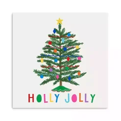 Online Holly Jolly Christmas Tree Canvas Art Print Christmas Art & Wall Decor