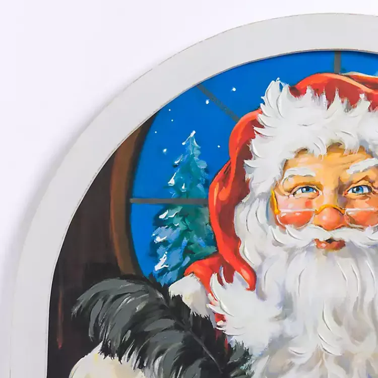 Hot Holly Santa Writing List Framed Art Print Christmas Art & Wall Decor