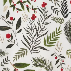 Holly Twigs Cotton Napkins, Set of 6 Christmas Dining & Entertaining