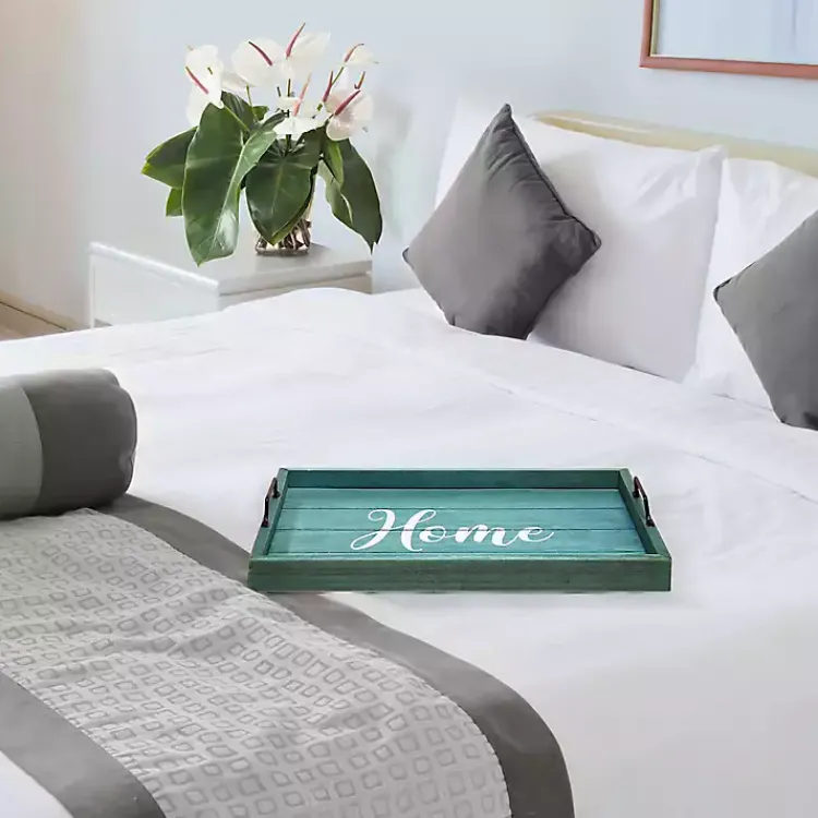 Hot Home Wash Wood Tray Decorative Trays