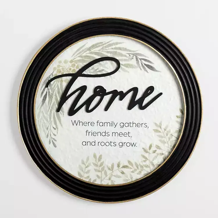 Kirklands Home Wall Quotes & Signs|Home Botanical Framed Wall Plaque