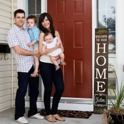 Kirklands Home Garden Decor|Home Chalk Board Two-Sided Porch Board