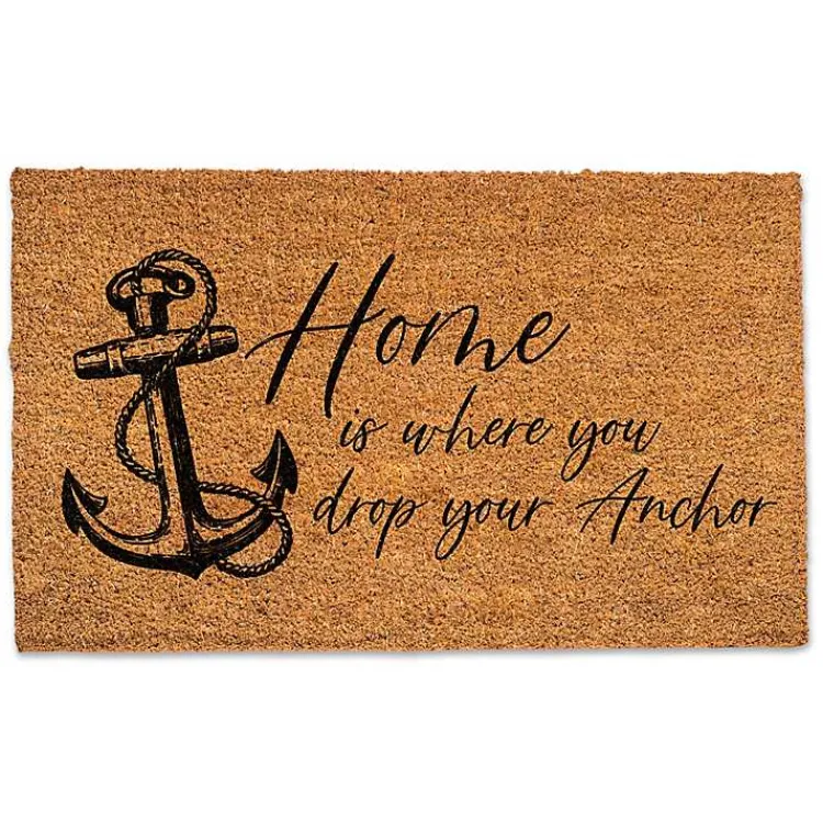 Kirklands Home Doormats|Home is Where You Drop Your Anchor Doormat