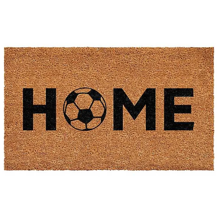 Kirklands Home Doormats|Home Soccer Ball Doormat