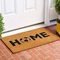 Kirklands Home Doormats|Home Soccer Ball Doormat