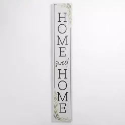 Kirklands Home Garden Decor|Home Sweet Home Greenery Porch Board