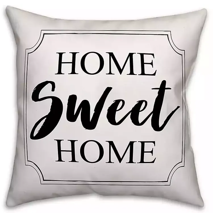 Kirklands Home Outdoor Cushions & Pillows|Home Sweet Home Outdoor Pillow