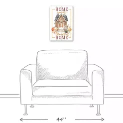 Online Home Sweet Thankful Home Canvas Art Print Fall