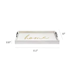 Home Wash Wood Tray Decorative Trays