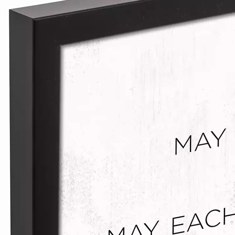 Kirklands Home Wall Quotes & Signs|Home Wishes Black Framed Canvas Art Print