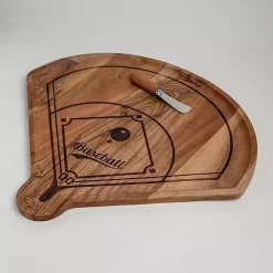 Kirklands Home Serving & Entertaining|Homeplate Shaped Acacia Wood Serving Board