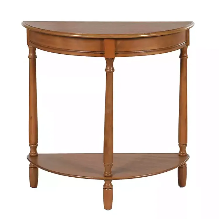 Kirklands Home Console Tables|Honey Half Moon Tinslee Console Table Brown