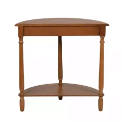 Kirklands Home Console Tables|Honey Half Moon Tinslee Console Table Brown