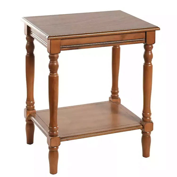 Kirklands Home Accent & End Tables|Honey Wood Sybil Accent Table Brown