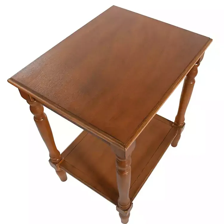 Kirklands Home Accent & End Tables|Honey Wood Sybil Accent Table Brown
