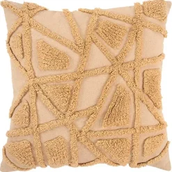 Best Honey Geo Tufted Throw Pillow Pillows