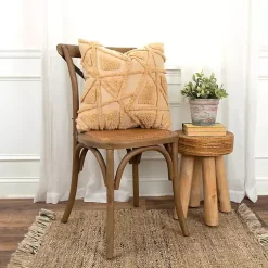 Best Honey Geo Tufted Throw Pillow Pillows