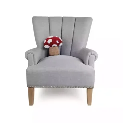 New Hooked Mushroom Shaped Throw Pillow Pillows